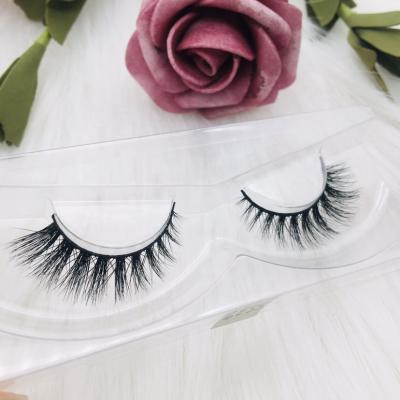 China Real Siberian Crisscross Mink Fur Mink Eyelashes Wholesale 100% Mink whips short eyelashes seller for sale