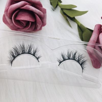 China Wholesale Fur Crisscross Mink Eyelashes 5Pair 3D Mink False Eyelashes Short 3D Mink Eyelashes for sale