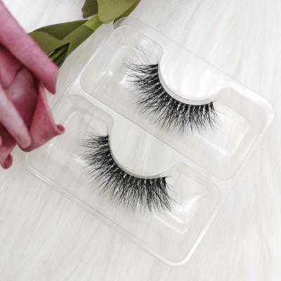 China False Clear 3D Mink Stripes False Eyelashes Private Label Long Strip 15mm 18mm Soft 20mm Natural Wholesale Natural Makeup for sale