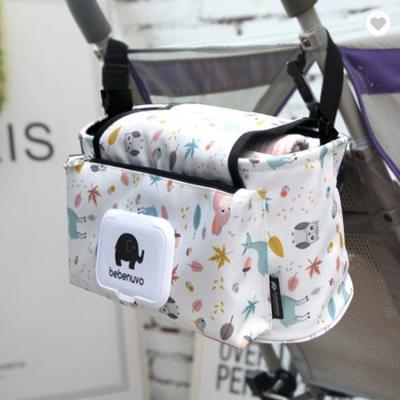 China Hot Selling Organizer Hanging Baby Bag Design Night Light Mother Baby Care Unisex Diaper Bag for sale