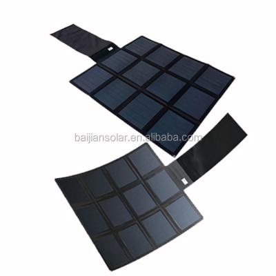 China Folding solar power panel is for charging all devices when outdoor portable folding solar power panel for charging solar power banks for sale