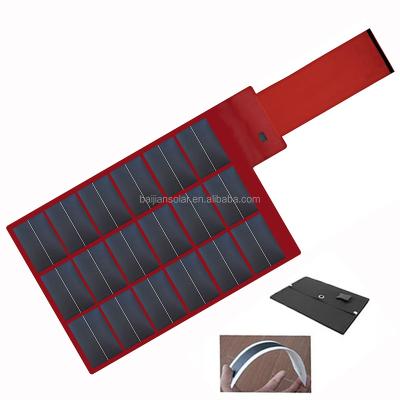 China Flexible solar panel is for charging all devices when outdoor foldable red solar panel solar blanket charge for scooters for sale