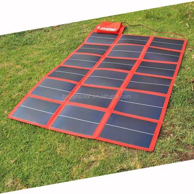 China Flexible solar panel is for charging all devices when outdoor 112W amorphous solar cell covers manufacturer SAF1112 for sale