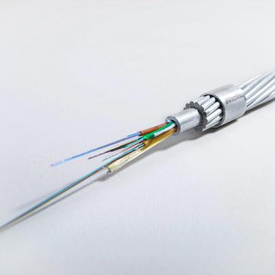 Chine Cable optique en fibre optique terrestre composite OPGW g652 avec communication aérienne à bon prix à vendre