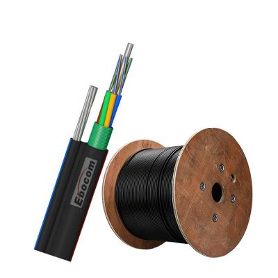 Chine Cable à fibre optique extérieur GYTC8A/S figure 8 G652D G657A1 G657A2 mode unique 2 12 24 36 48 72 câble de messagerie en acier au noyau à vendre