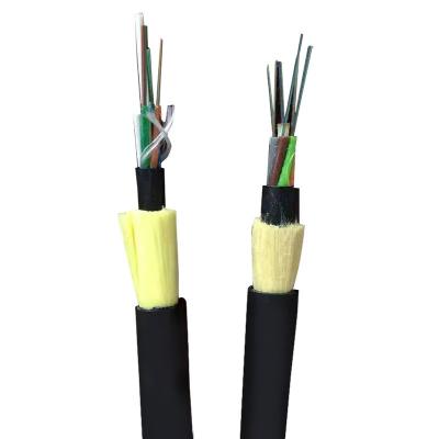 China ADSS fiber optic cable 144 Core G652D double jacket SM for infrastructure Internet communication en venta