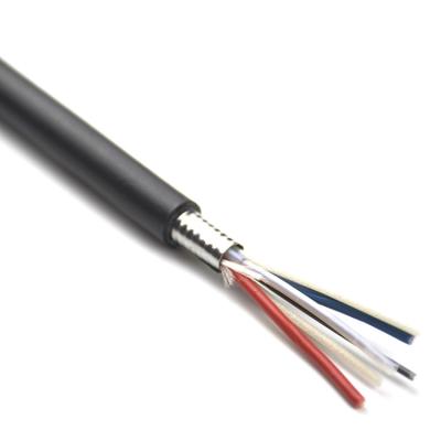 Κίνα Whosale Outdoor GDTS Armored 4 Core Fiber Optical Power Composite Cable Για σύστημα μεταφοράς χαμηλής τάσης προς πώληση