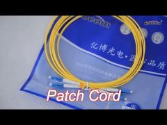 fiber optic patch cord lc sc fc st duplex sm g.652d g.657a1 2.0mm 3.0mm with lszh pvc jacket