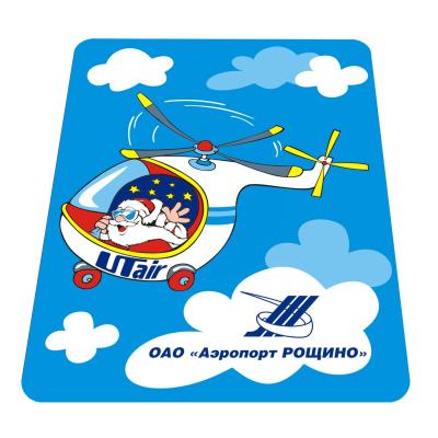 China Airline Anti-pilling Fire Retardant Printed Fleece Blanket Disposable Fleece Blankets for sale