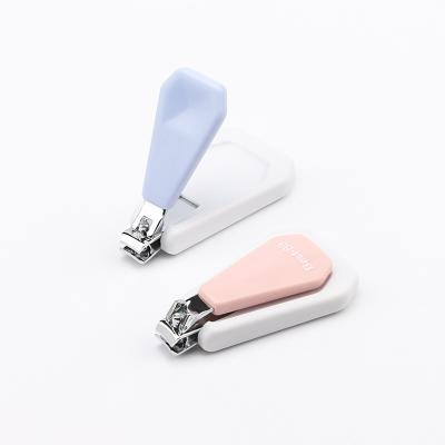 China Eco-freindly Baby Nail Clippers Stainless Steel Baby Scissors Health Baby Nail Care Safe Nail Cutter Clippers for sale