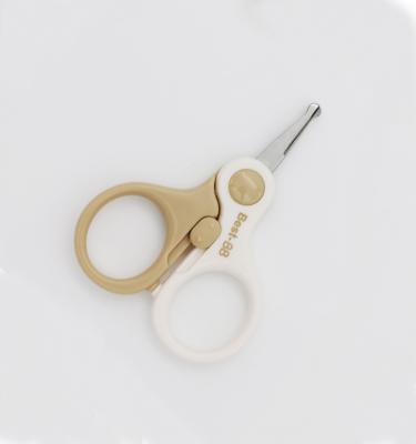 China 2020 new design infant baby nail scissors right handed scissors with lock for sale