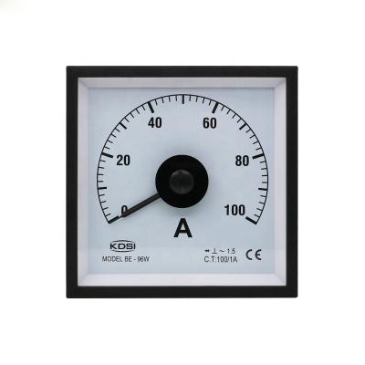 China Fit / Aging Test / BE-96W AC100/1A Anti-Static Easy Operation Meter AC Amp Wide Angle Marine Panel Meter for sale