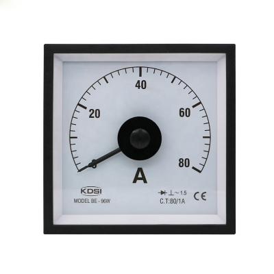 China Fit Testing / Aging / New Hot Sale Smart BE-96W AC80/1A AC Amp Anti-static Wide Angle Analog Current Panel Meter for sale