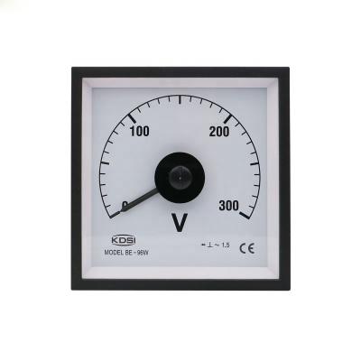 China Fit / Aging Test / BE-96W AC300V Anti-Static Instant Flexible Analog Wide Angle AC Panel Voltmeter for sale