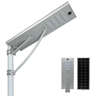 China ROAD China OEM customized 50w diecast aluminum integrated sun power led solar street light road lamp for highway for sale