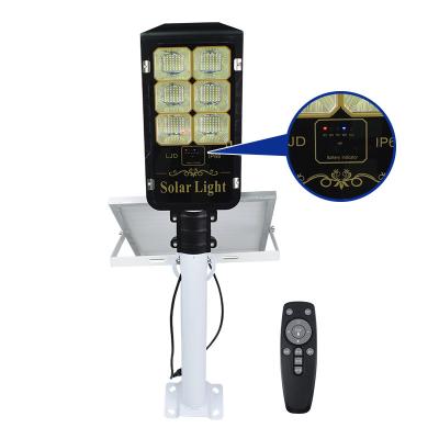 China ROAD China suppler SMD5730 PI65 100w Outdoor Lighting Solar LED Garden Street Light With Remote Control Radar Detector for sale