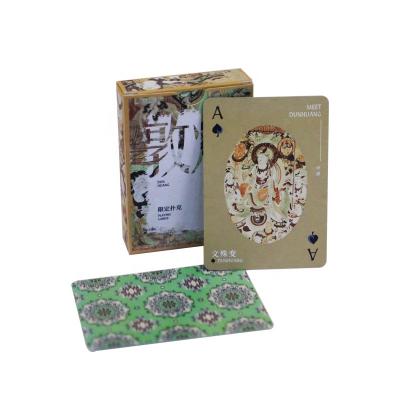 China Entertaiment Playing Cards Waterproof Plastic PVC Playing Cards Poker Cards 63*88 Mm Custom Playing Card for sale