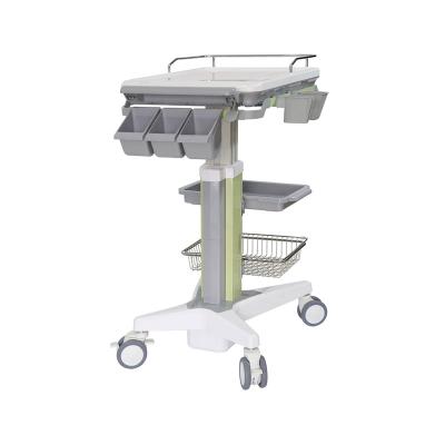 China New metal drug cart computer mobile nursing medical cart, mobile cart for sale