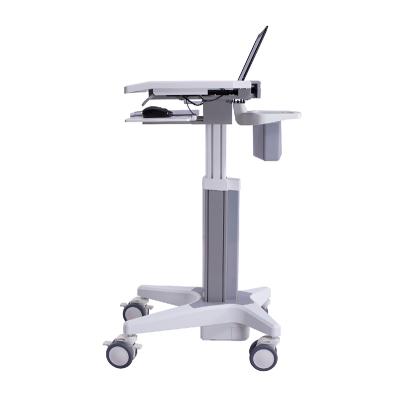 China Hospital Plastic Mobile Workstation Medical Trolley for sale