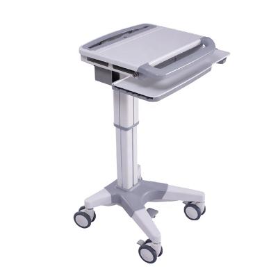 China Hospital Computer Laptop Plastic Medical Cart for sale