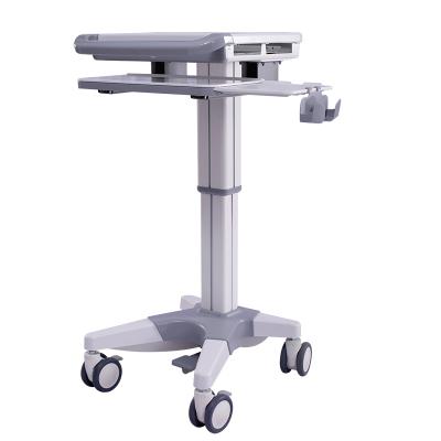 China Plastic Mobile Workstation Hospital Computer Cart Nursing Medical Laptop Cart,Laptop Cart for sale