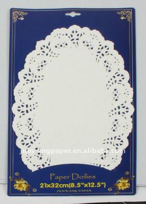 China 100%Food Decoration Grade, Elegant White Lace Heart Desk Mat, Greeting Card, Scrapbook Paper, Crochet Doily, Mulberry Paper Flowers for sale