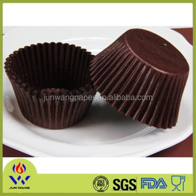 China Thermostability Muffin Cake Cases Brown Color 1000pcs/sleeve for sale