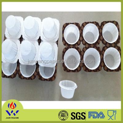 China Disposable Cake Cupcake Liners Paper Cups With Card for sale