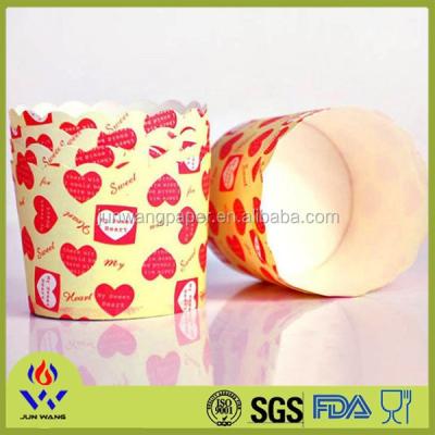 China Good quality disposable bakeware round shape paper muffin cup for sale