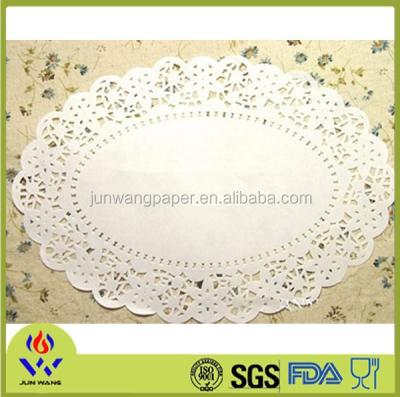 China Oval Shaped Disposable Paper Place Mats Eco - Friendly Sustainable for sale