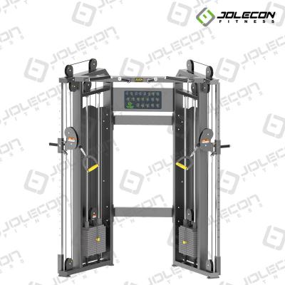 China Universal commercial gym fitness equipment / multi functional cable trainer / JLC-HM27 crossover machine double pulley for sale