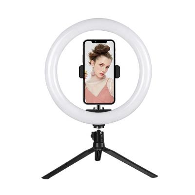 China Adjustable Shine 26cm10 Inch Live Video Photography Makeup Selfie Portrait Beauty Led Ring Light for sale