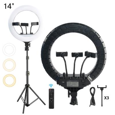 China PORTABLE Factory Outlet 14 Inches RL Led Makeup Ring Light Lamp With 2.1m Tripod Stand Photography Light For Youtube TIKTOK Live Broadcast for sale