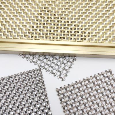 China Plain Weave stainless steel architectural wire mesh as metal ceilings for sale