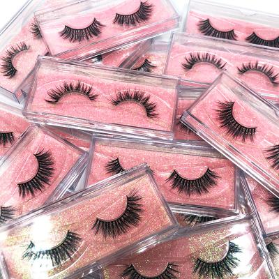 China Private label 3d 100% real natural mink lashes custom eyelash packaging box for sale