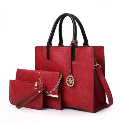 China 2022 Wholesale Luxury Women Designer Fashion Handbags Set Ladies Handbag Set Tote Bag Women Hand Bags for sale