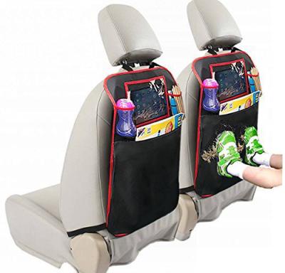 China Luxury Luxury Kick Mat Seat Back Protector Backseat Storage Bag Organizer For Car for sale