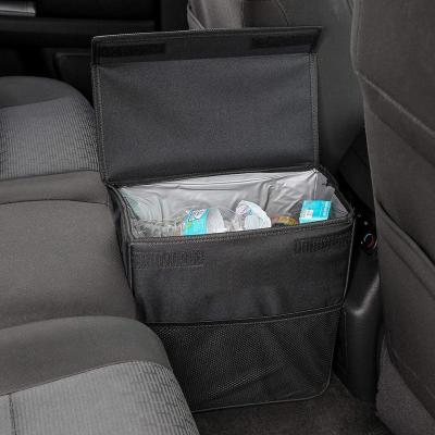 China Luxury Car Trash Can With Lid: Large Weighted Black Leakproof - Car Trash Can Keeps Vehicle Clutter Free for sale