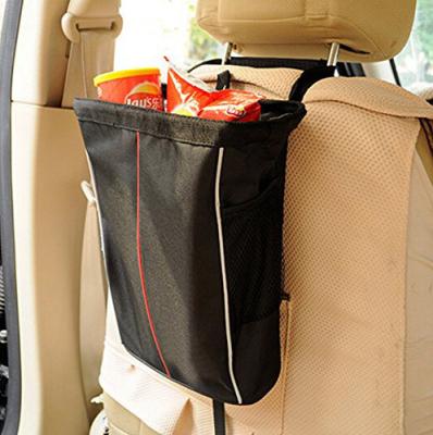 China Luxury Collapsible Trash Vehicle Car Styling Storage Bag Waterproof Store Snacks and Drinking Water or Other Essentials&Trash for sale