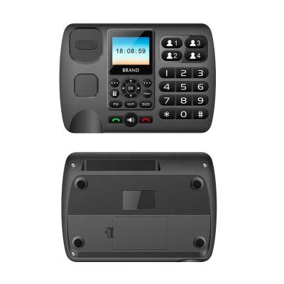 China ABS 4G Lte Volte Fixed Cordless Phone Phone With Reminder FM Calculator WIFI SMS Speed ​​Dial for sale