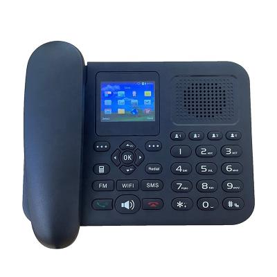 China ABS 1500mAh 2G/3G/4G Volte Lte GSM Desktop Fixed Cordless Phone With VoIP Wifi Sim SD Card Support for sale