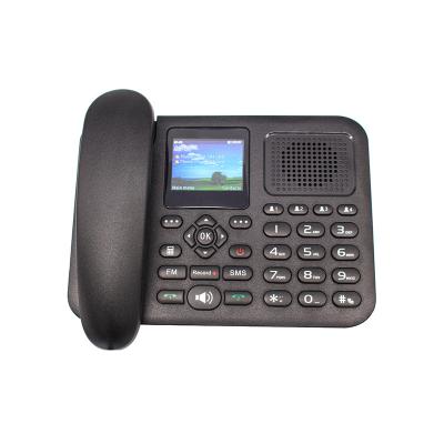 China ABS Dual Sim Card Gsm Analog Telephone Fixed Cordless Phone Desktop Terminals With Colorful Screen for sale