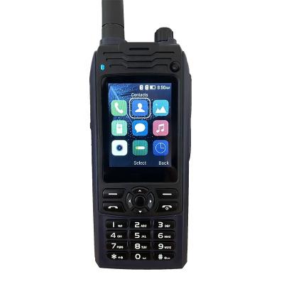 China ABS 4g Long Range Two Way Radio Walkie Talkie Cell Phone With Dual Sim Card for sale