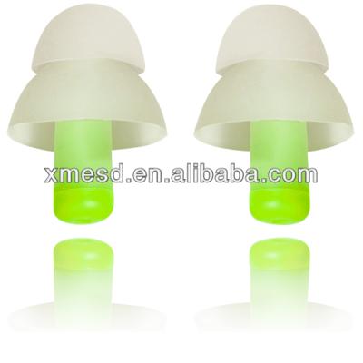 China Musician Newer Ear Plug Environmental-Friendly Silicon Material 2 Layers With 19db Filter for sale