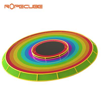 China Net ROPECUBE Nylon Rope Children's Paradise Indoor Large Ladder Trampoline Non Standard Climbing Equipment Rainbow Nylon Rope Non Standard Climbing Equipment for sale