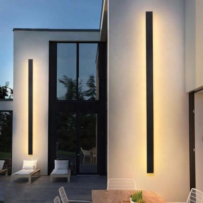 China Outdoor Wall Yard Garden Waterproof IP65 Street Led Strip Linear Wall Light Villa Hotel Building Led Wall Lamp for sale