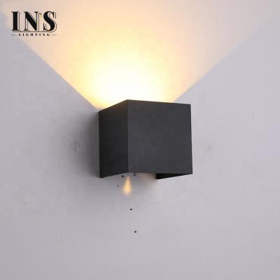 China Waterproof 6W 8W Outdoor Courtyard LED Outdoor Wall Lamp Through Wall Outdoor Lighting Light for sale