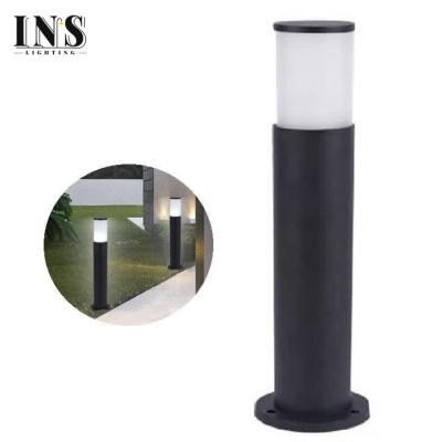 China Garden Lamparas IP65 Simple High Quality Solar Led Bollard Lawn Garden Light Outdoor Lighting for sale