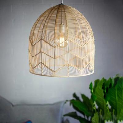 China New Sale Rattan Pendant Light Rattan Chandelier Post Modern Warm Handmade Rattan Pendant Lighting Pendant Lamp for sale