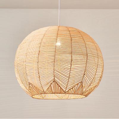 China New Hot Selling Postmodern Handmade Rattan Pendant Lamp Chandelier Lights For Home Chandelier for sale